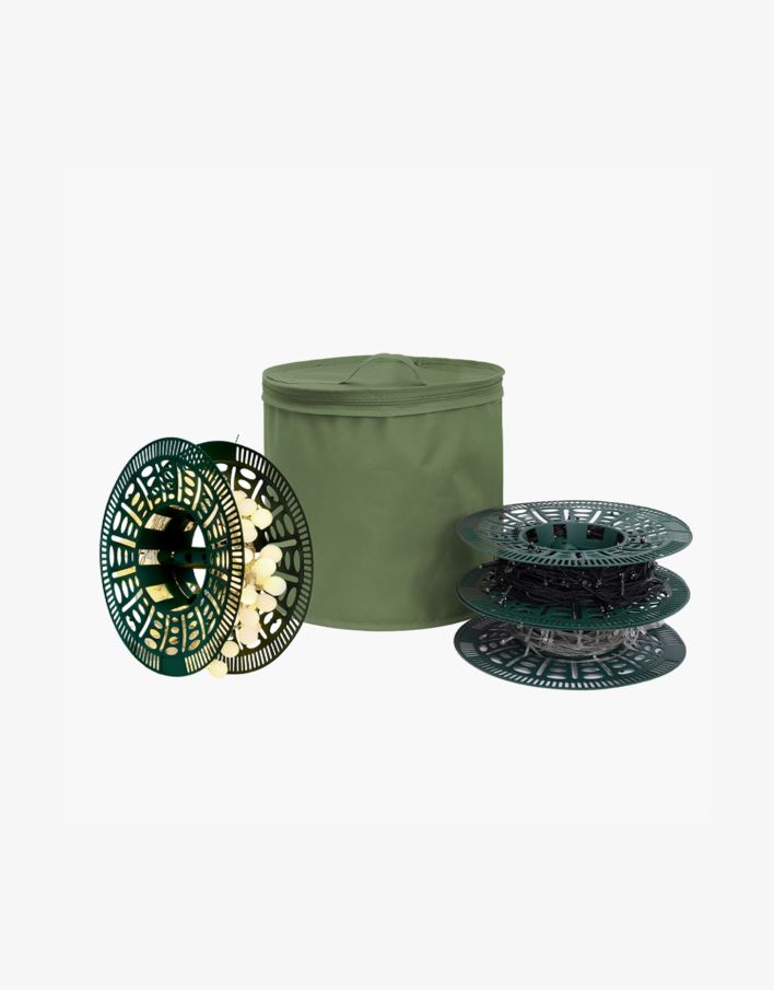 Oppbevarings bag mørk grønn - 33x33x30 cm mørk grønn - 1