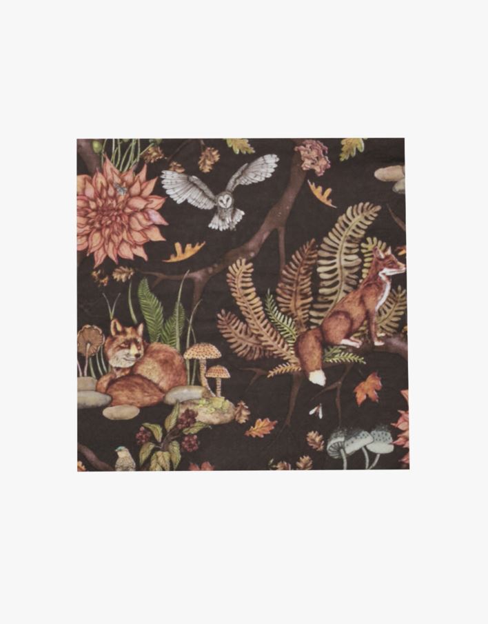 Middagsservietter multi brun - 40x40 cm multi brun - 1