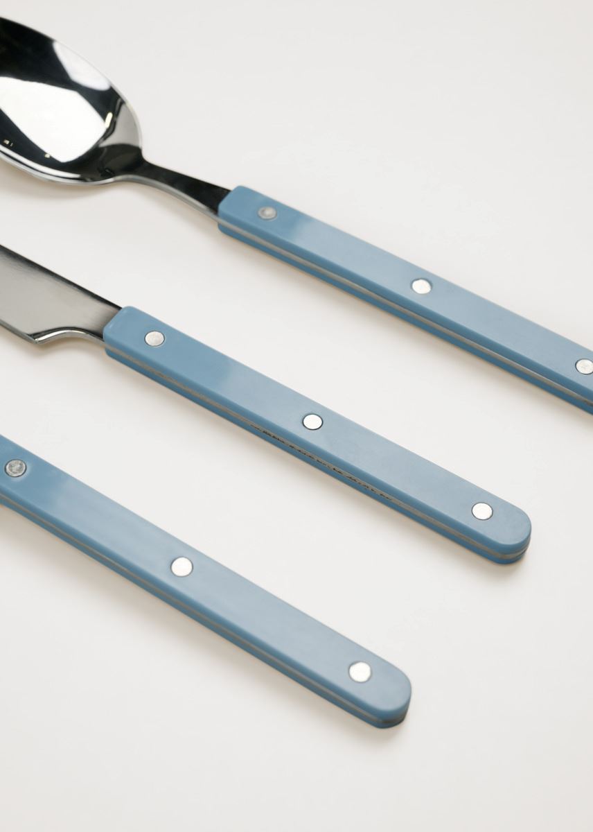 Bestikk 3 deler blå - 3
