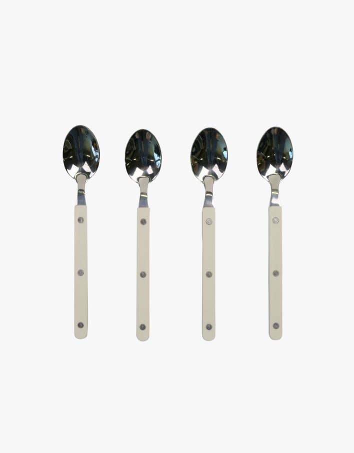 Teskjeer hvit - 4 stk hvit - 1