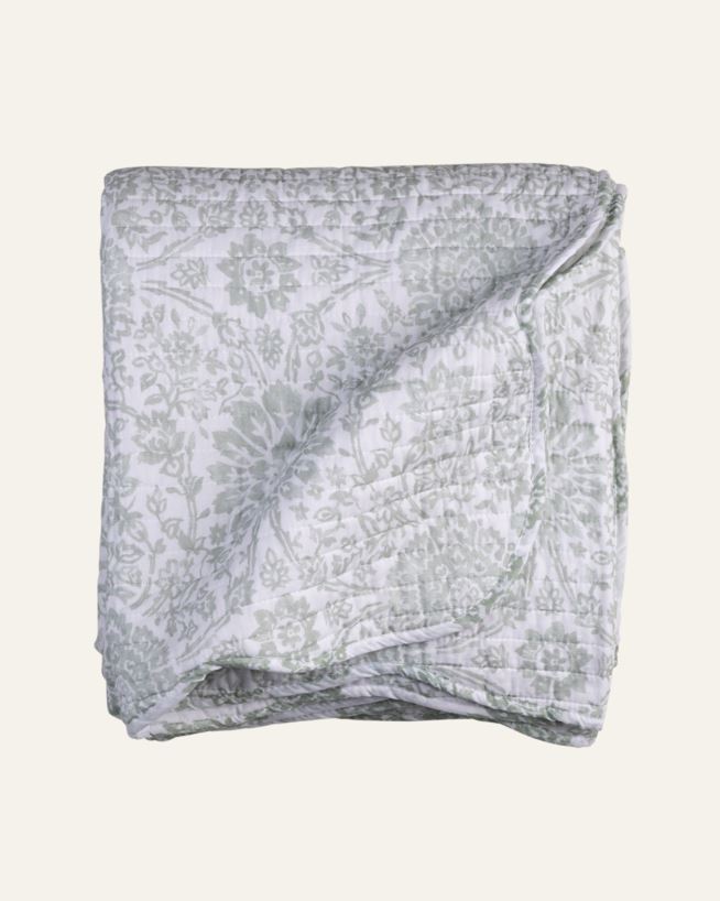 Sengeteppe lindegrønn - 150x240 cm lindegrønn - 1