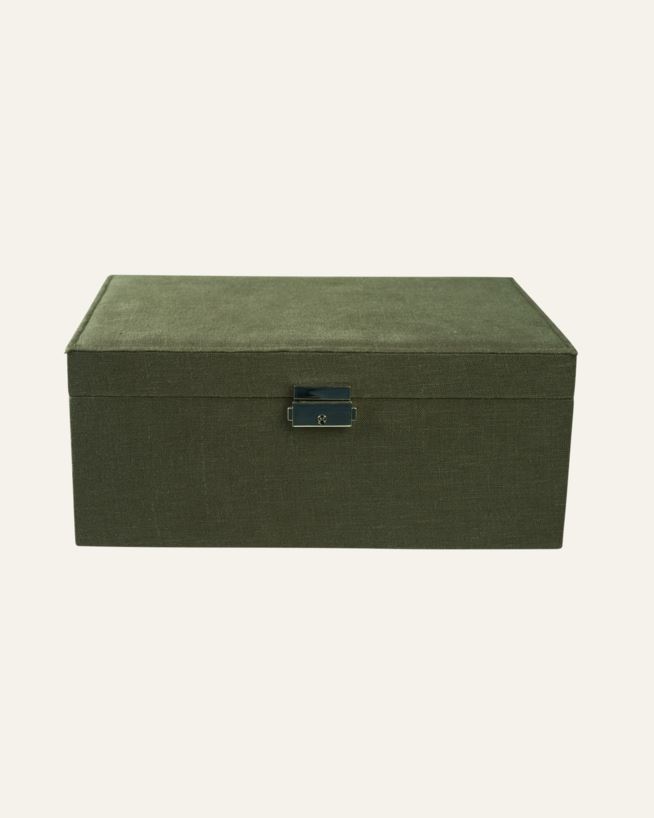 Smykkeskrin olivengrønn - 20x28 cm olivengrønn - 1