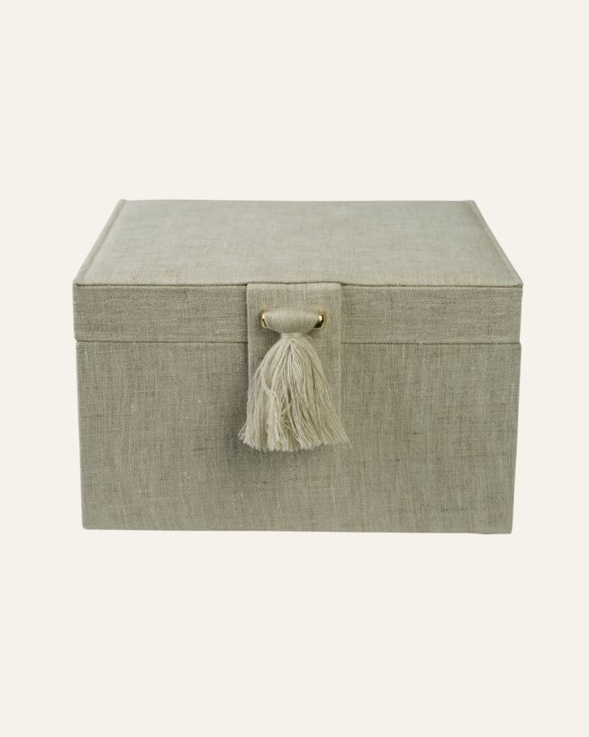 Smykkeskrin natur - 20x20 cm natur - 1