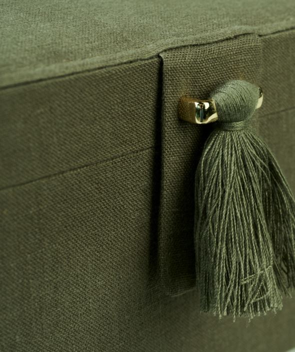 Smykkeskrin olivengrønn - 4