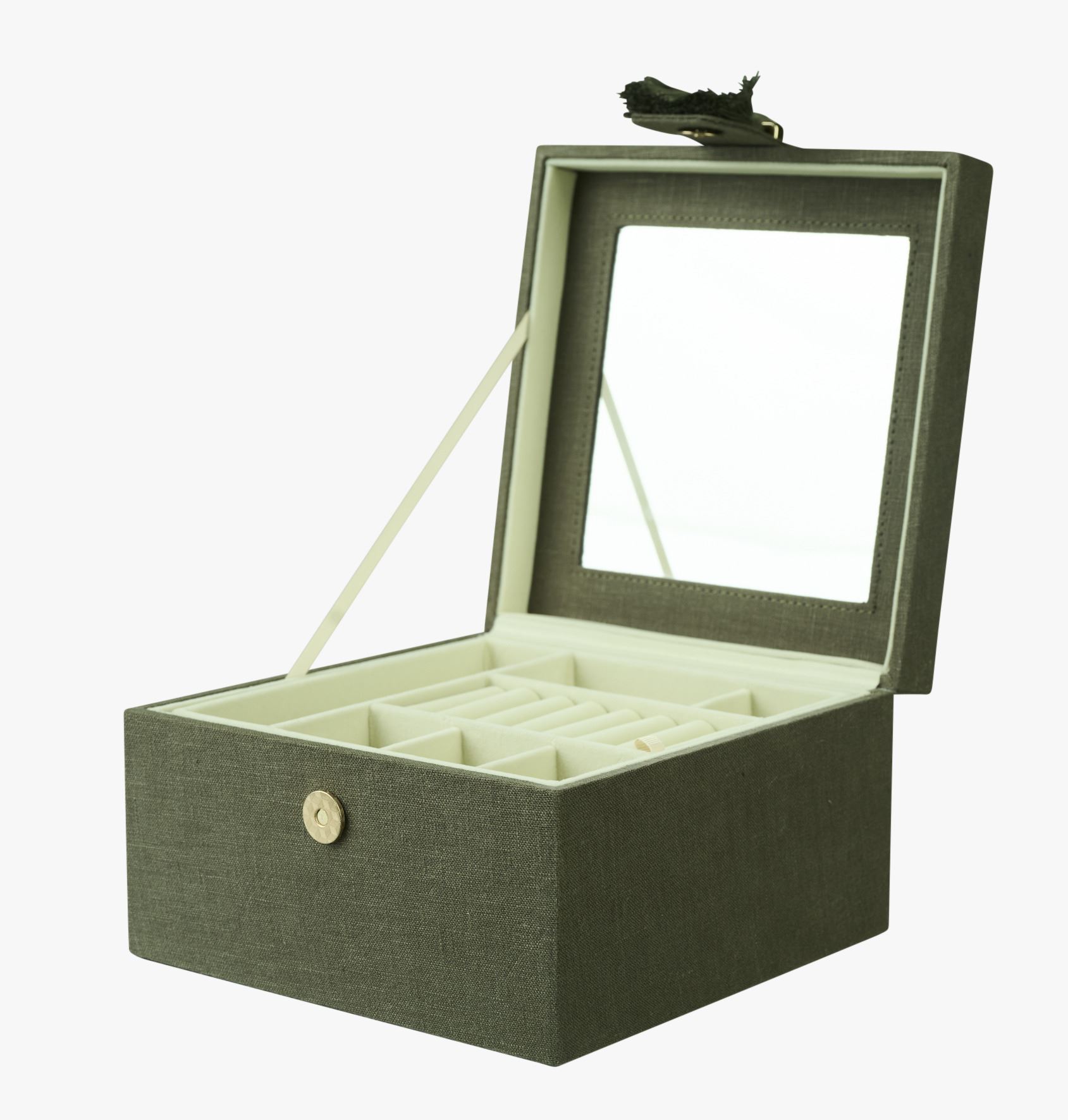 Smykkeskrin olivengrønn - 2