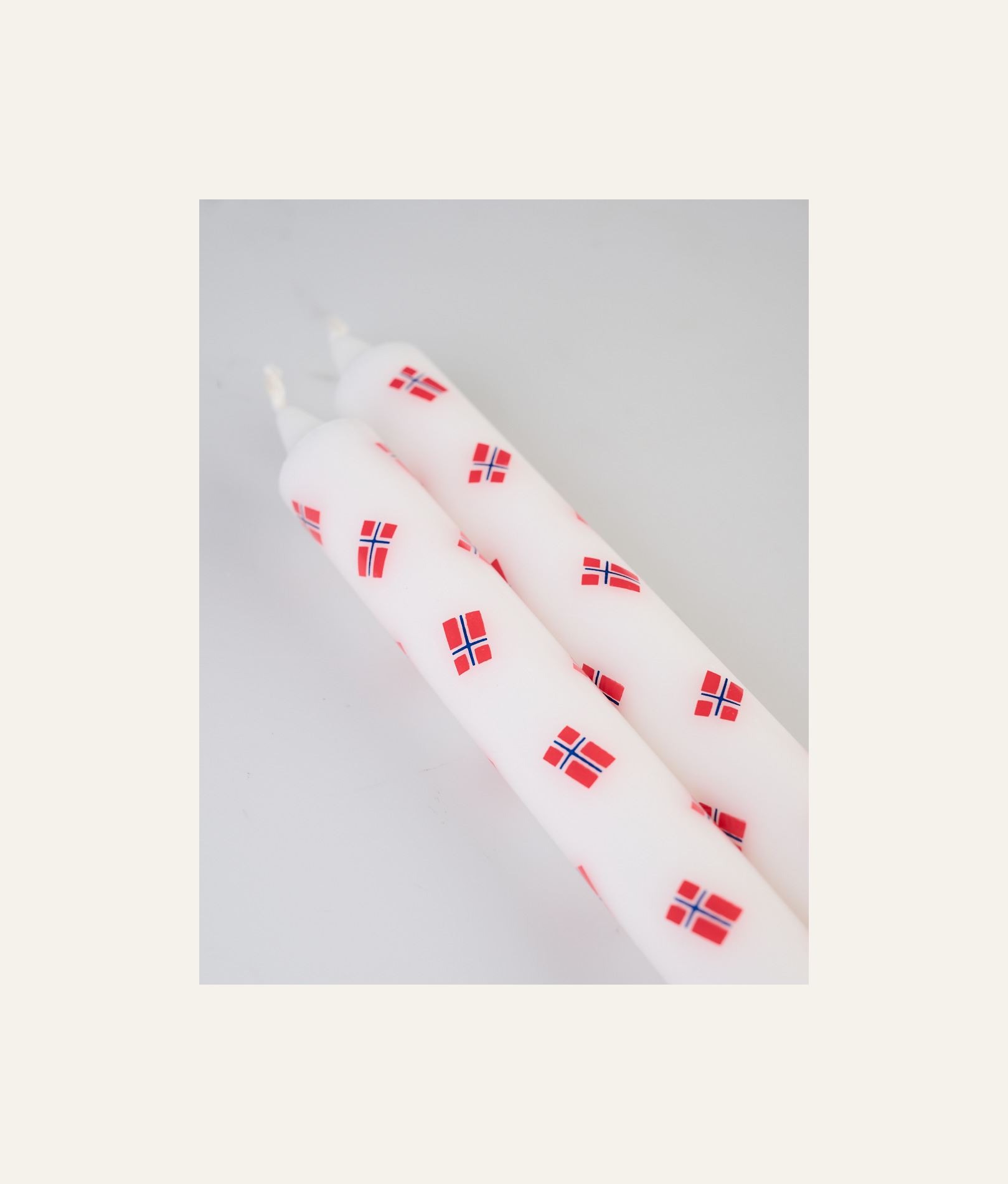 Kronelys multi rød - 2