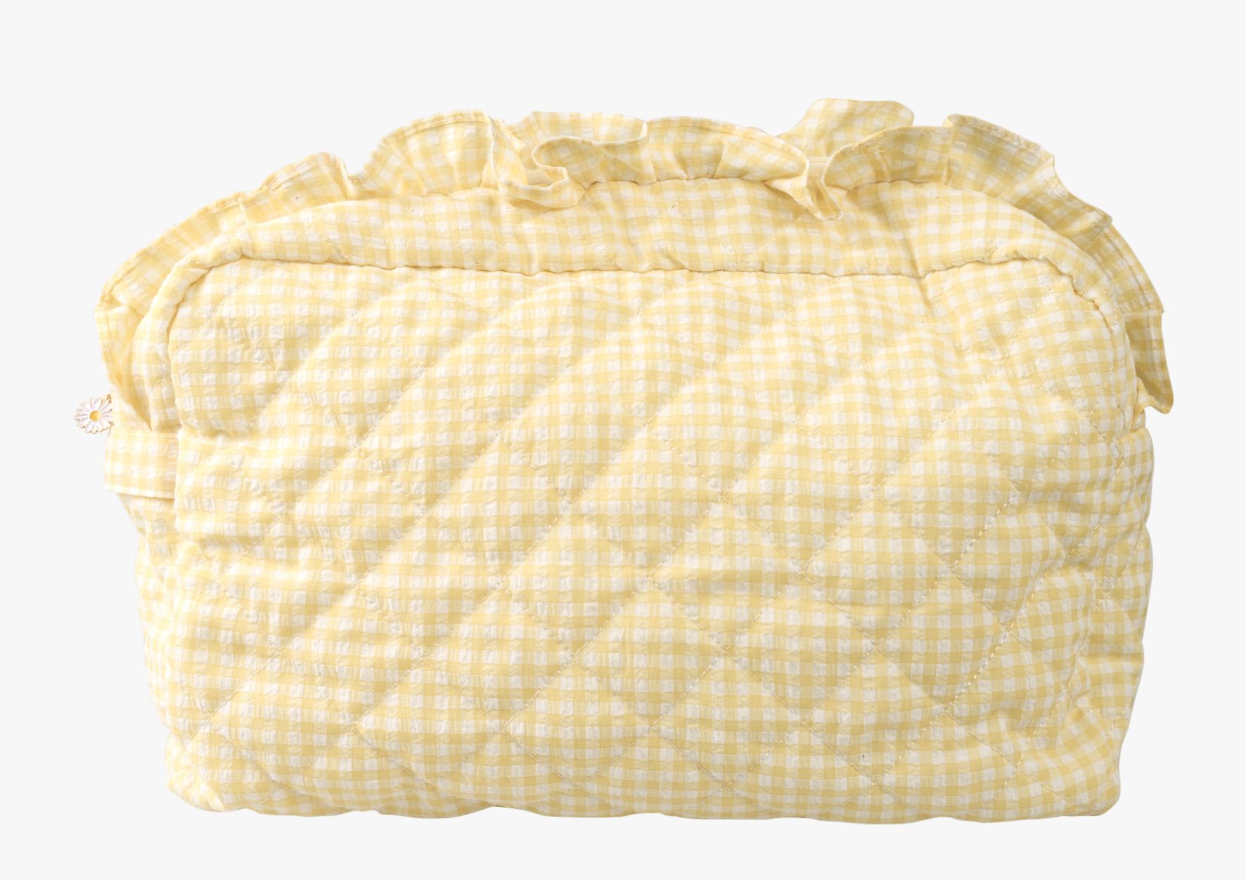 Stor toalettmappe gul - 22x30 cm gul - 1