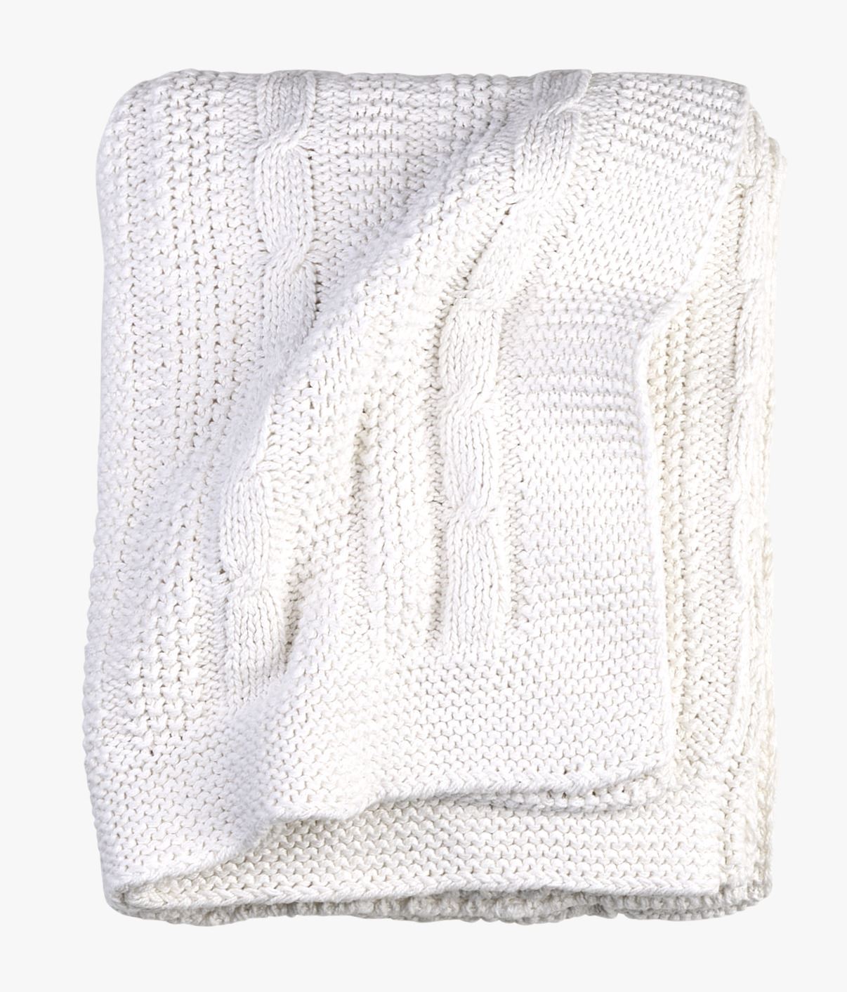 Pledd hvit - 125x150 cm hvit - 1