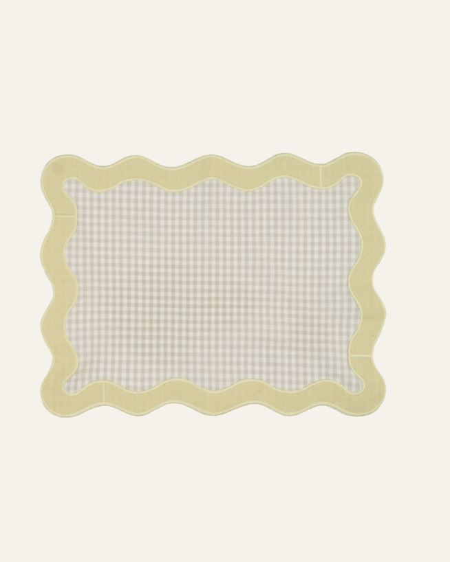 Brikke gul - 35x45 cm gul - 1