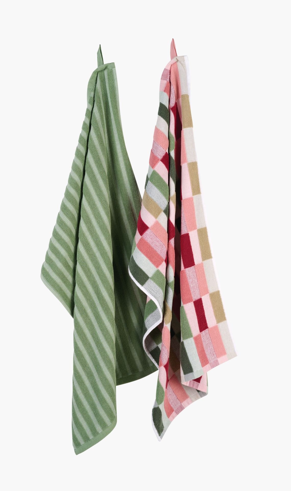 Kjøkkenhåndkle mørk grønn - 45x70 cm mørk grønn - 1