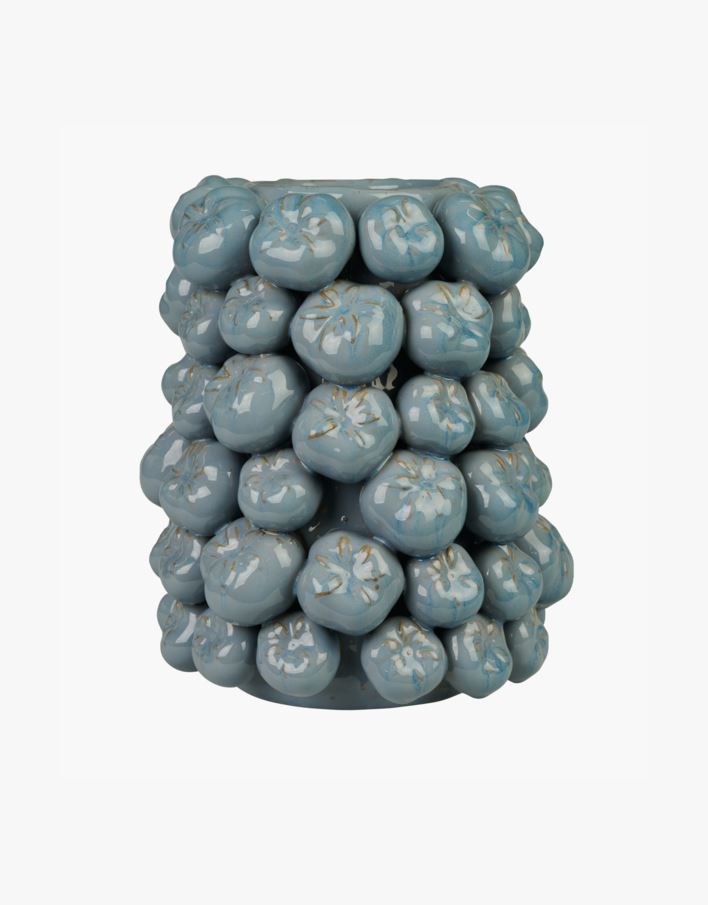 Vase gråblå - 22x22x27,5 cm gråblå - 1