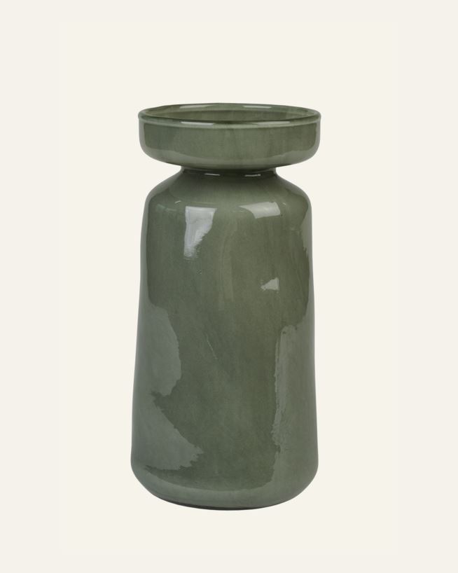 Vase skogsgrønn - 19,5 cm ø10 skogsgrønn - 1