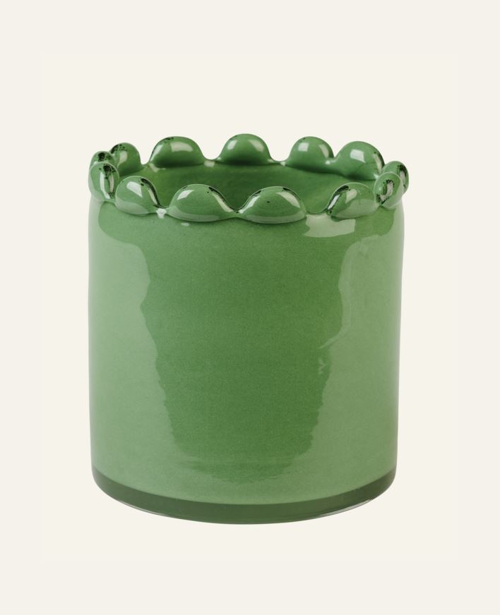 Telysholder grønn - 10,5x10,5x10,5 cm grønn - 1