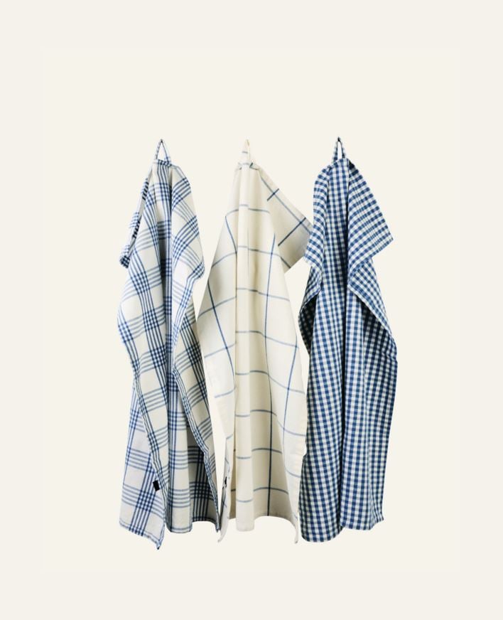 Kjøkkenhåndkle blå - 50x70 cm blå - 1