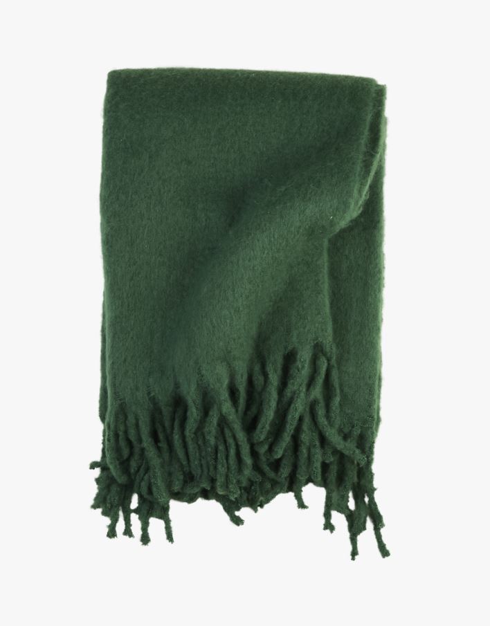 Pledd mørk grønn - 130x170 cm mørk grønn - 1