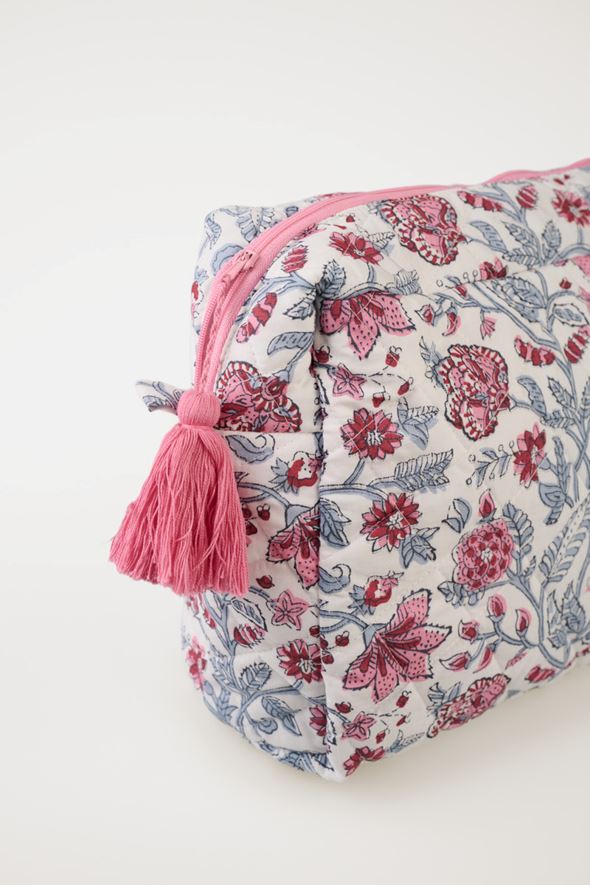 Stor toalettmappe multi rød - 2