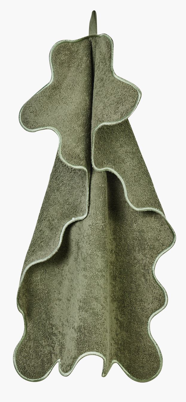 Gjestehåndkle mørk grønn - 40x60 cm mørk grønn - 1