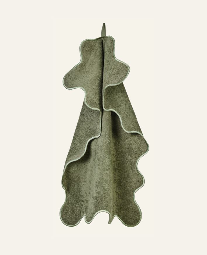 Gjestehåndkle mørk grønn - 40x60 cm mørk grønn - 1