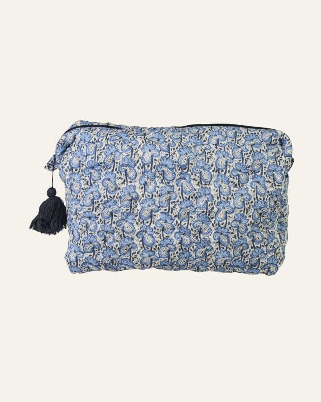 Stor toalettmappe blå - 21x34 cm blå - 1