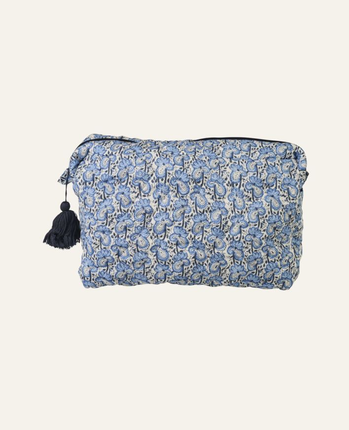 Stor toalettmappe blå - 21x34 cm blå - 1