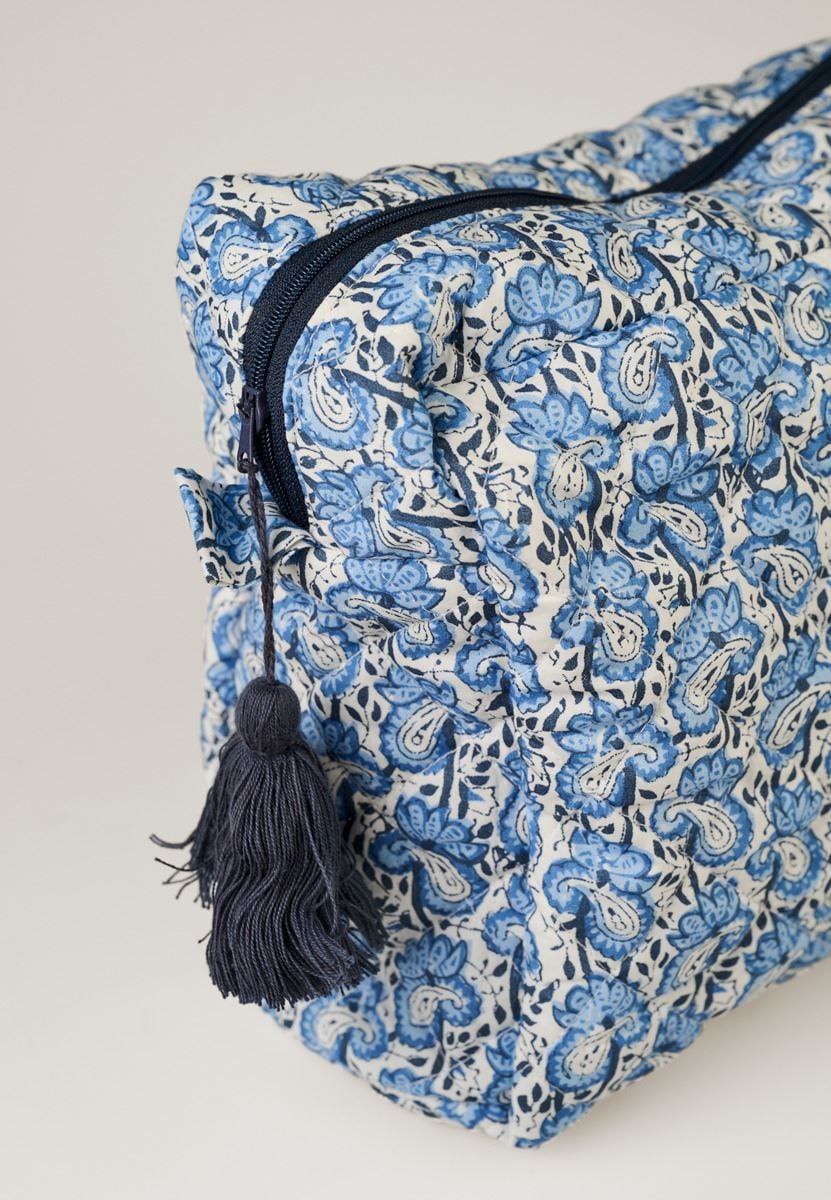 Stor toalettmappe blå - 2