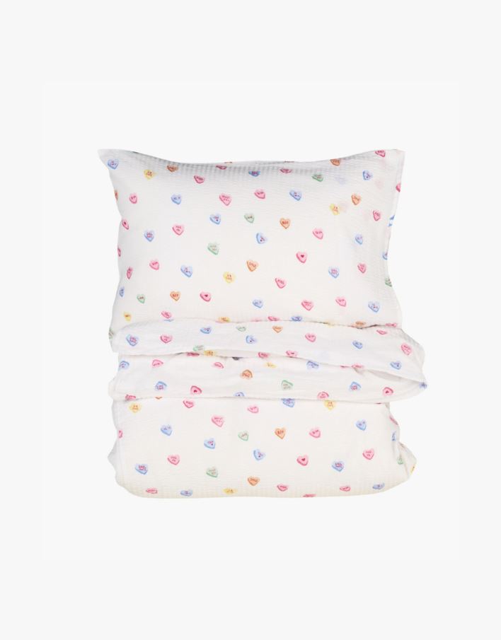 Krepp sengesett multi - 140x200 cm multi - 1