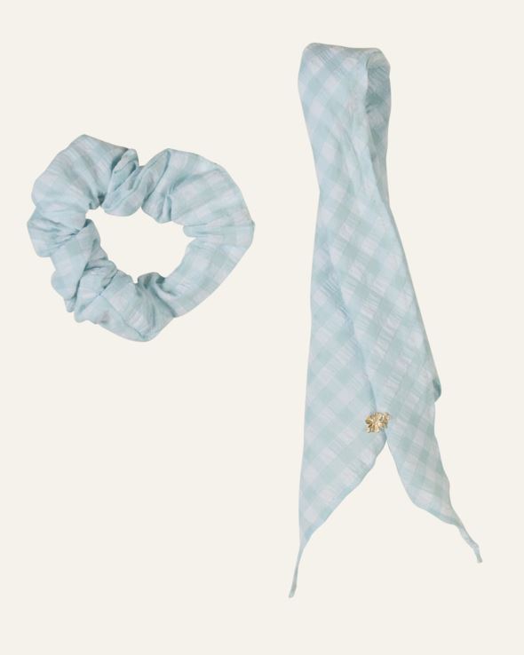 Hårstrikk turkis - 2