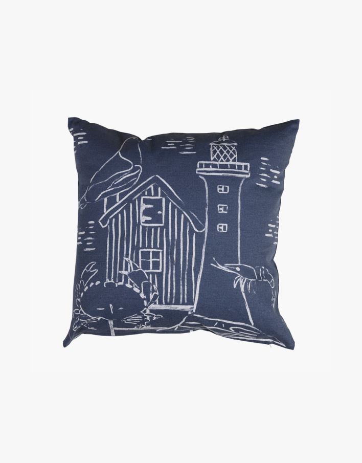 Pyntepute blå - 50x50 cm blå - 1