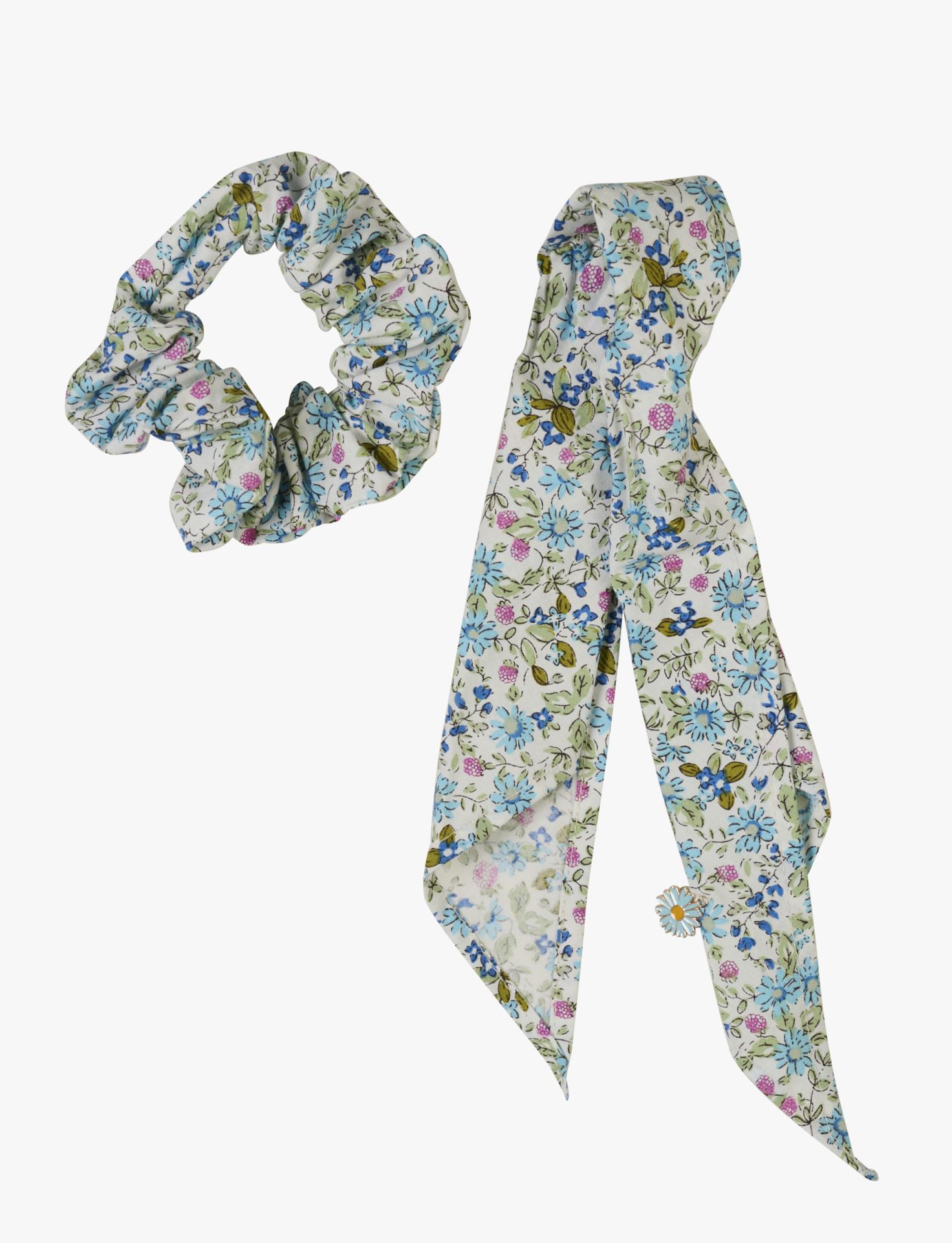 Hårstrikk multi blå - 2