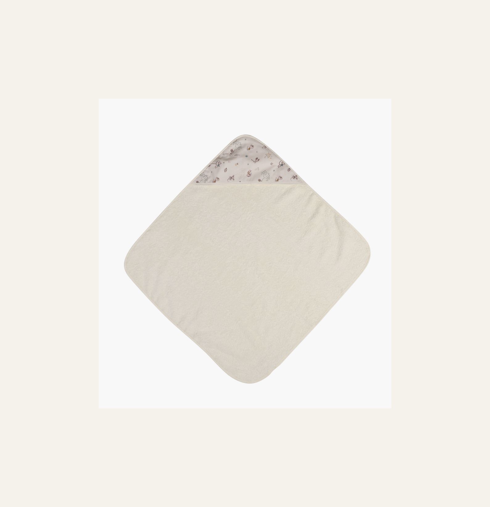 Hettehåndkle multi hvit - 2