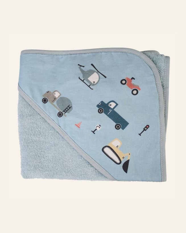 Hettehåndkle blå - 75x75 cm blå - 1
