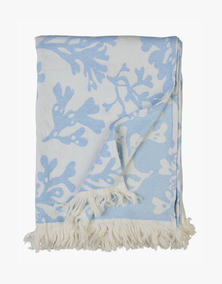 Pledd blå - 130x170 cm blå - 1