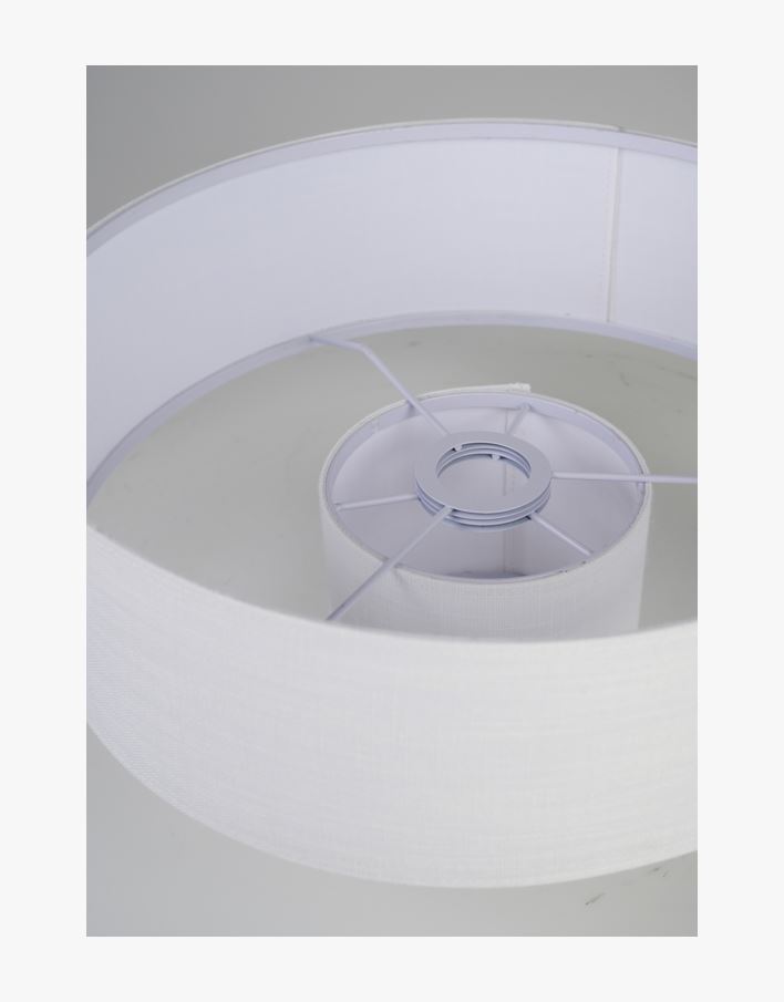 Lampeskjerm hvit - 21,5 cm ø38 hvit - 1