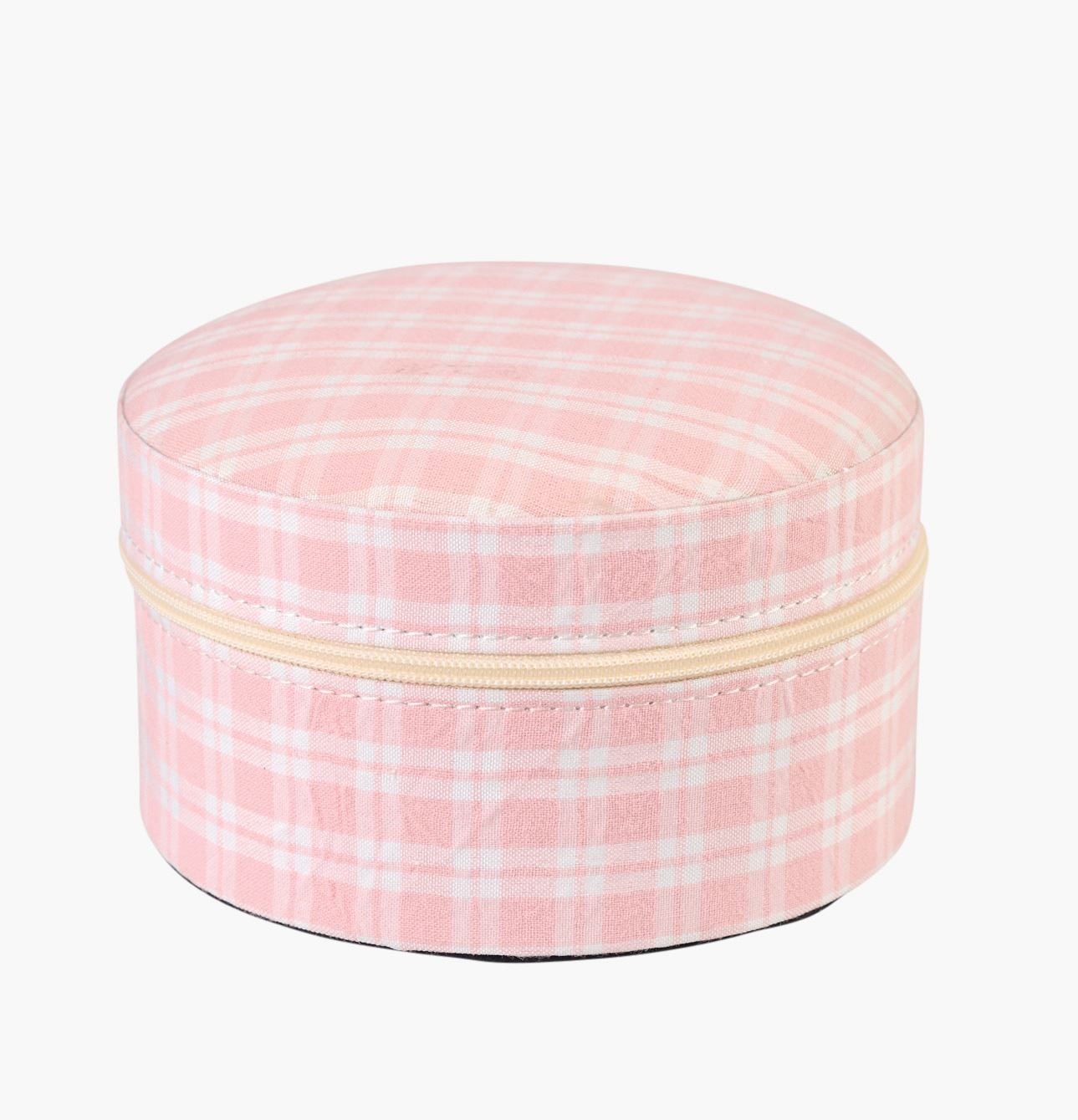 Smykkeskrin m/glidelås lys rosa - 3