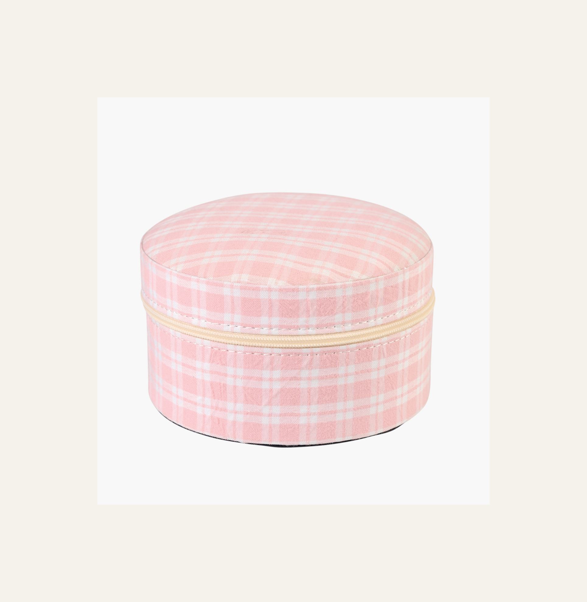 Smykkeskrin m/glidelås lys rosa - 3