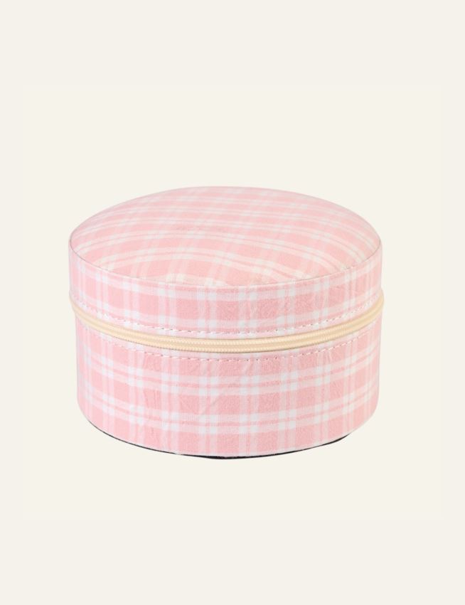 Smykkeskrin m/glidelås lys rosa - 3