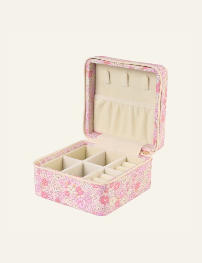 Smykkeskrin m/glidelås lys rosa - 2
