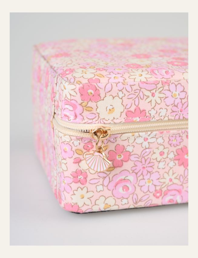 Smykkeskrin m/glidelås lys rosa - 3