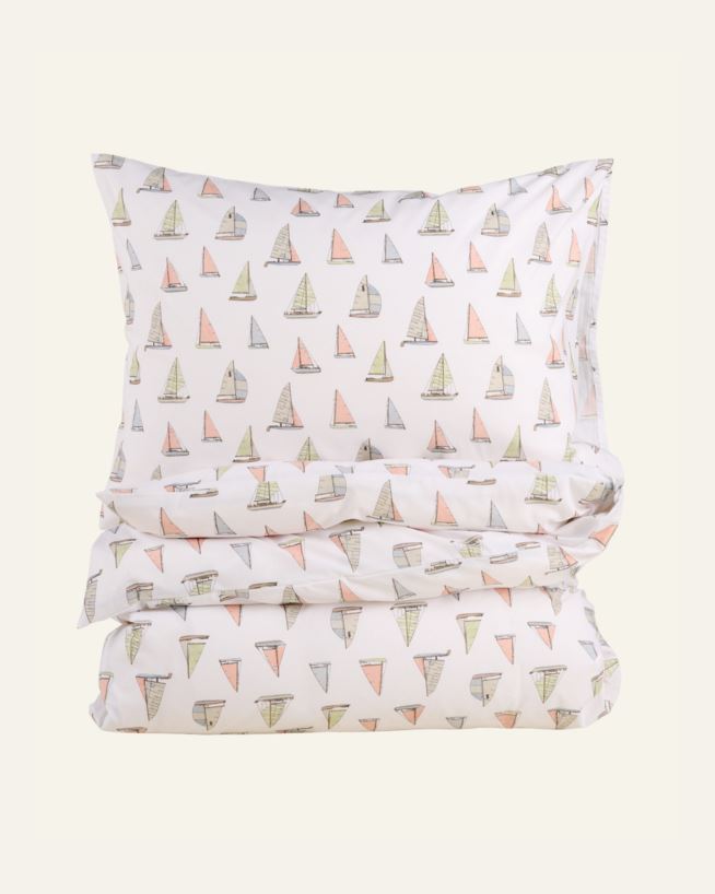 Bomull sengesett multi - 140x200+50x70 cm multi - 1