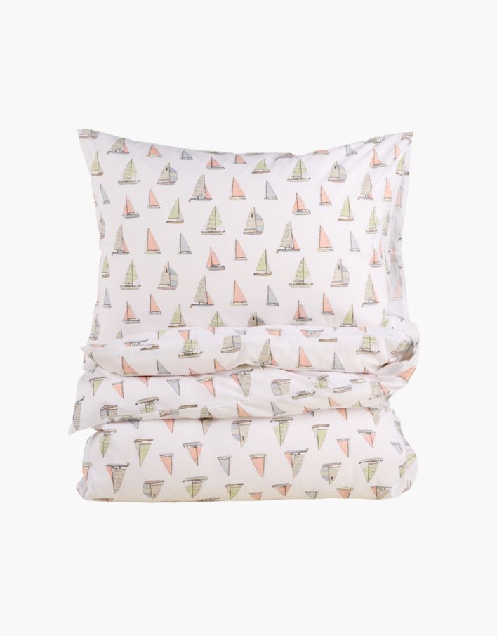 Bomull sengesett multi - 140x200+50x70 cm multi - 1