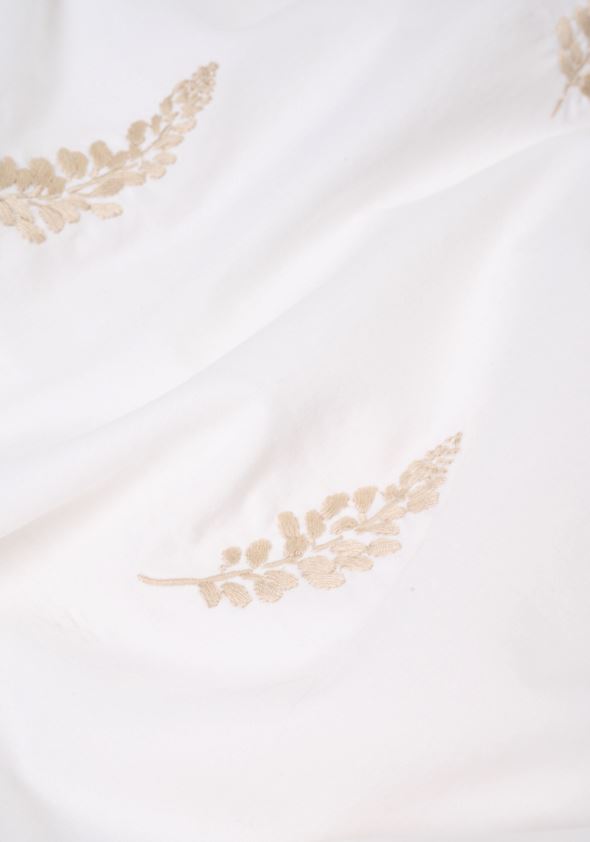 Sateng sengesett hvit - 5