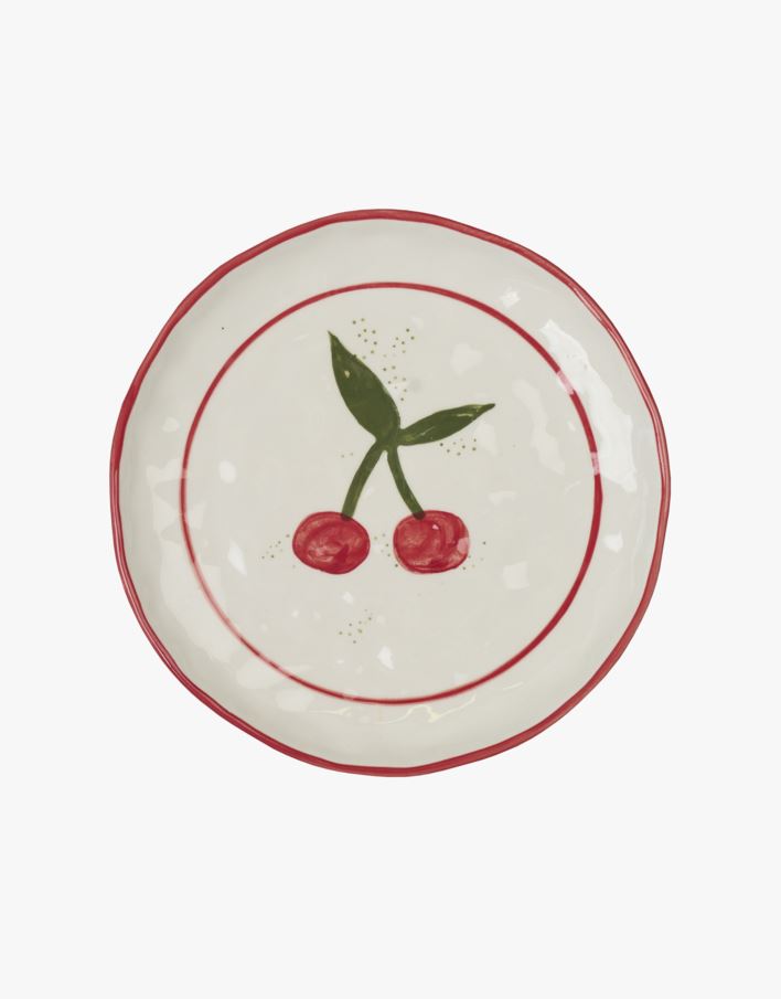 Tallerken rød - ø16,5 cm rød - 1