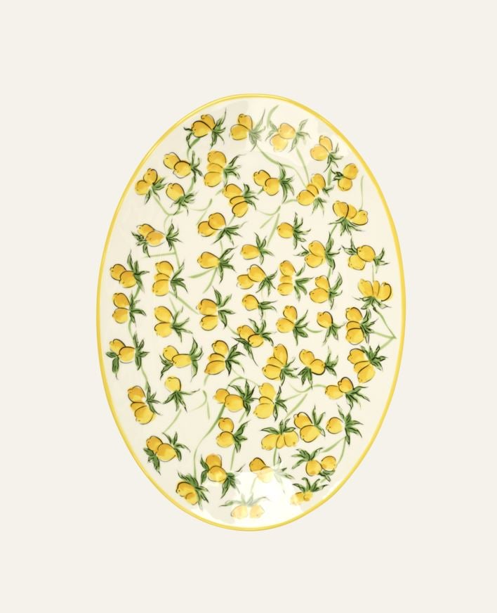 Fat multi gul - 35,5x25,3x3,2 cm multi gul - 1