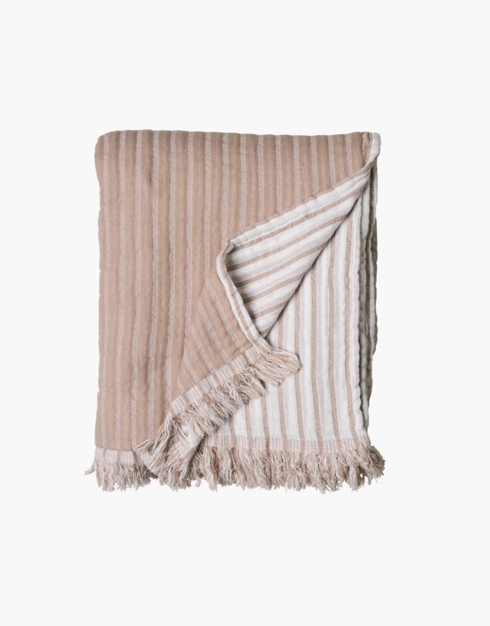 Pledd beige - 130x170 cm beige - 1