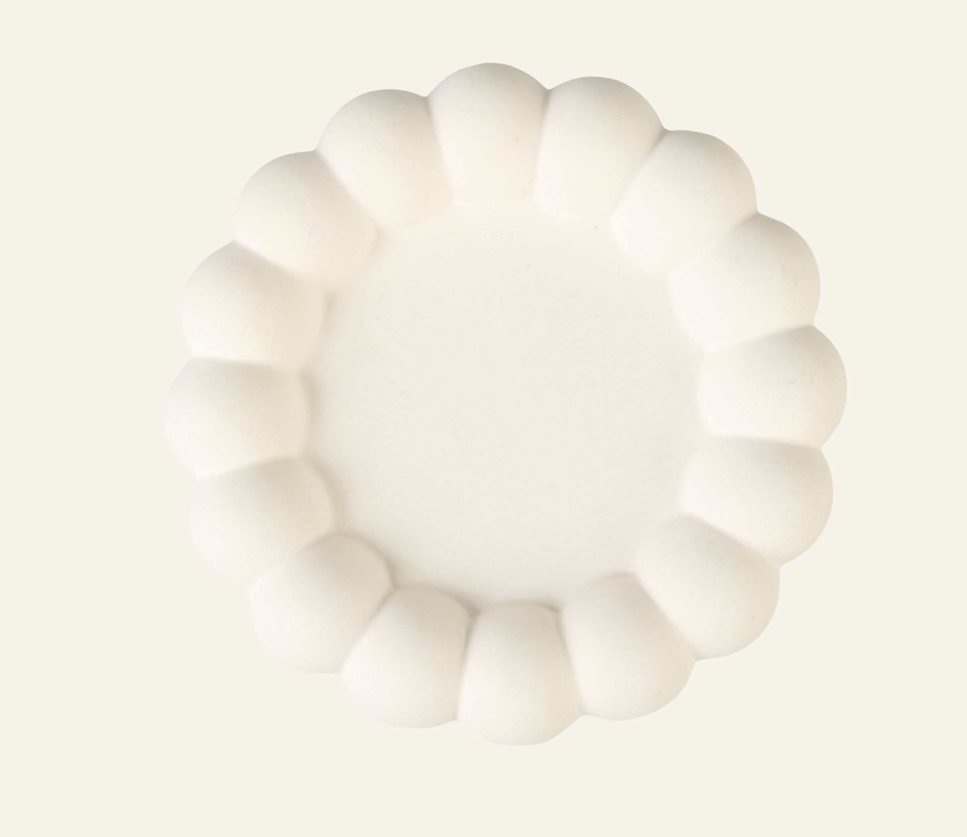 Lysholder hvit - 13x13x2,5 cm hvit - 1