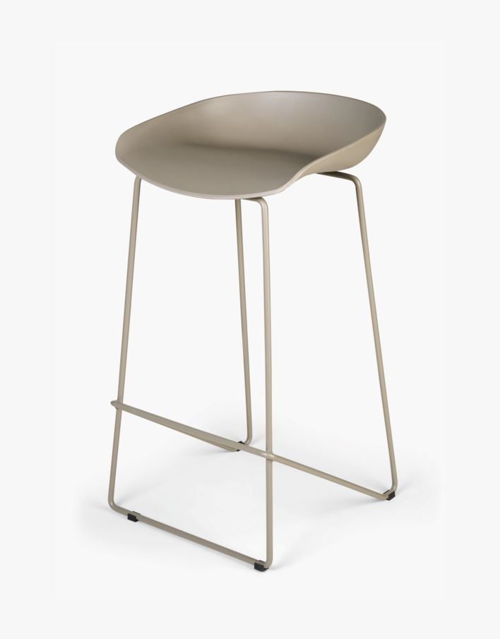 Barstol taupe - 44x43x79 cm taupe - 1