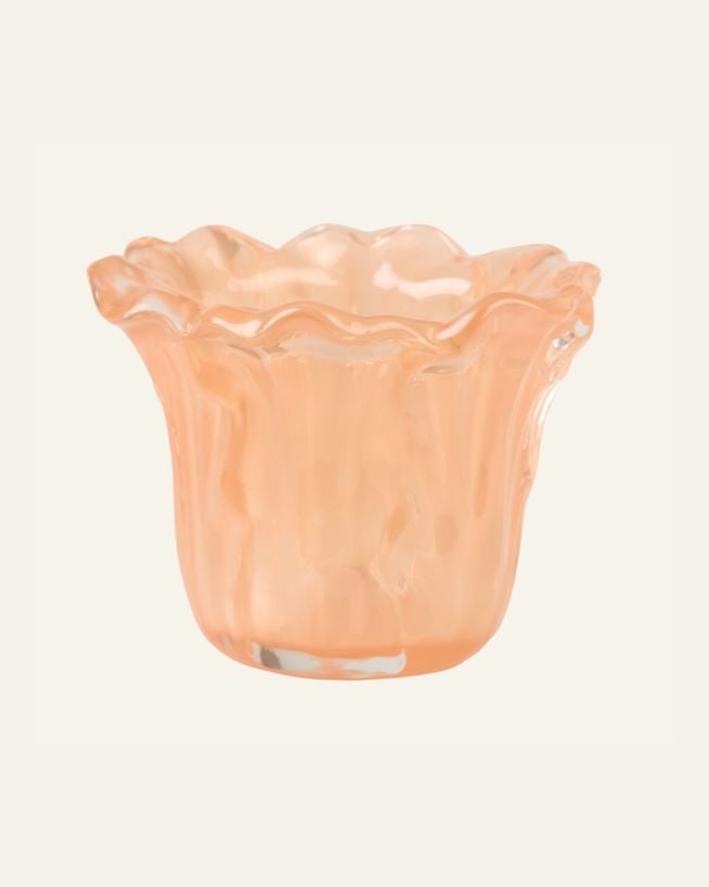 Telysholder orange - 10x10x7,6 cm orange - 1
