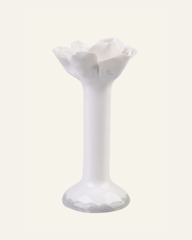 Lysestake offwhite - 8x8x9,3 cm offwhite - 1