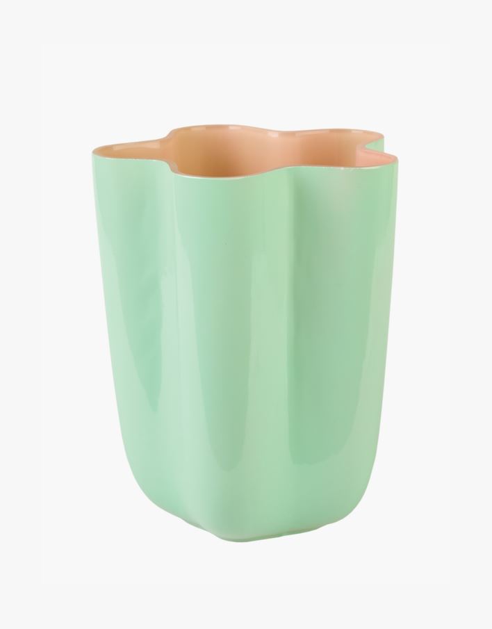 Vase mintgrønn - 15x15x19,5 cm mintgrønn - 1