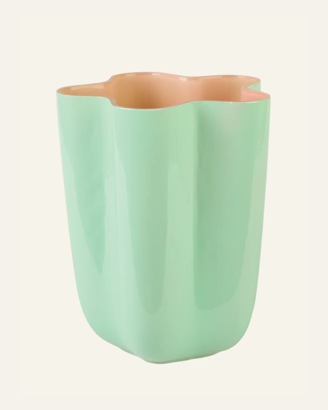 Vase mintgrønn - 15x15x19,5 cm mintgrønn - 1